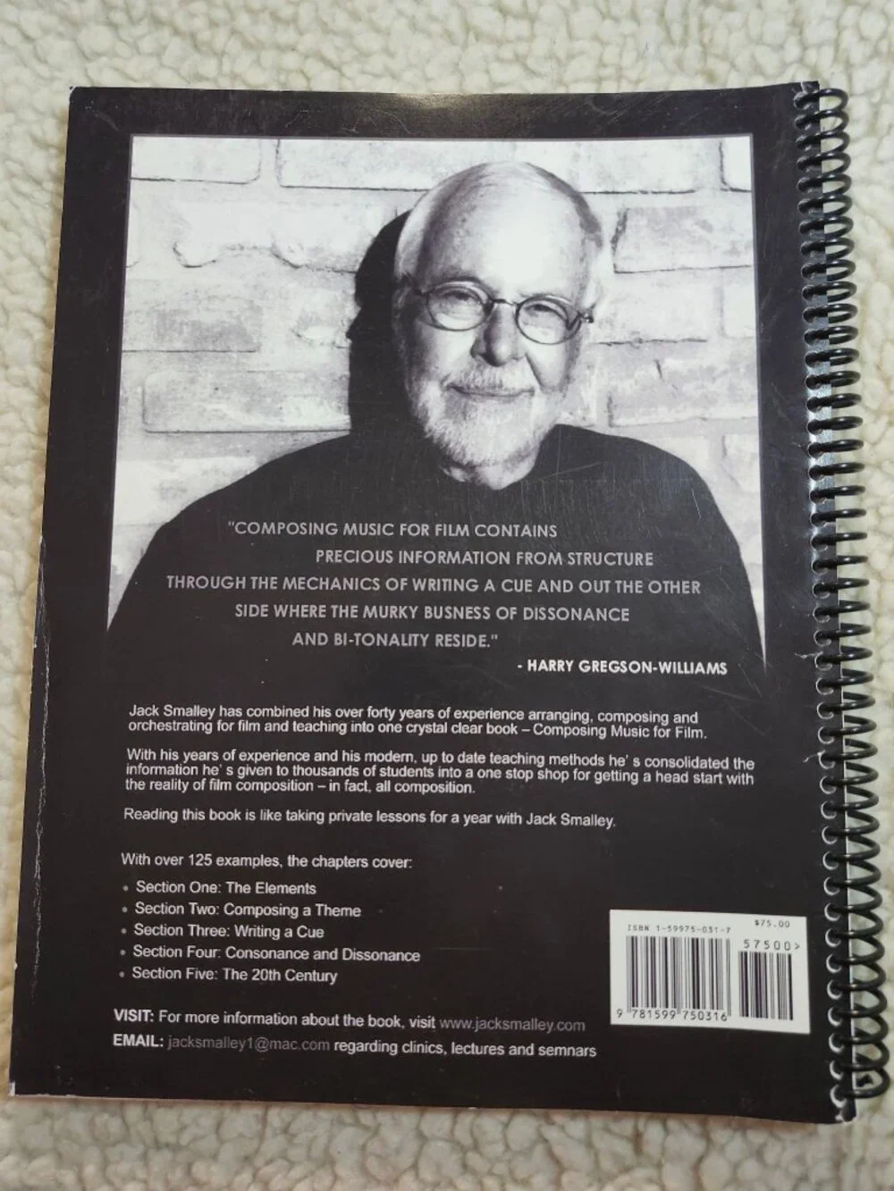Jack Smalley Composing Music for Film Fifth Edition Spiral Bound Book Textbook - Picture 15 of 15